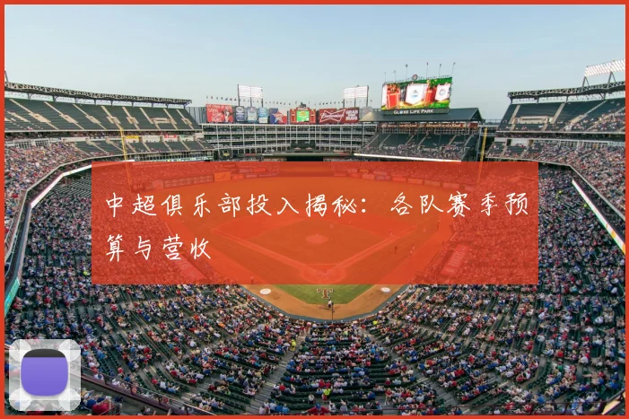 中超俱乐部投入揭秘：各队赛季预算与营收